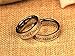 Blowin His Crazy/Her Weirdo Heart Ring Stainless Steel Engagement Wedding Band for Women Men Couple