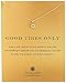 Dogeared Good Vibes Only Sun Pendant Necklace, 16