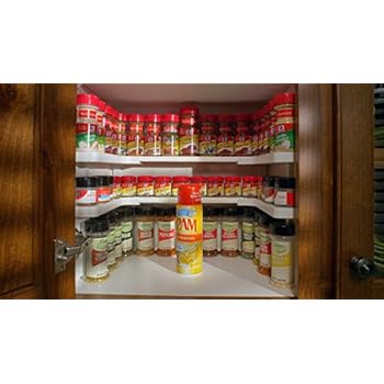 Spicy Shelf Deluxe Spice Rack in Use