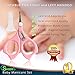 Top Rated Baby Nail Clippers Set with Scissors and Nasal Tweezer in the USA Simple Ergonomic Versatile Unisex Child Toddler Grooming & Healthcare Kit and Shower Gift (Pink)