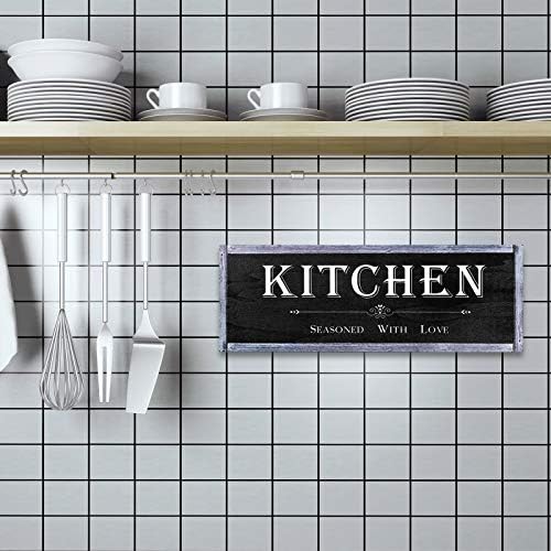 Rustic farmhouse kitchen sign with text "Worth: $11.99"