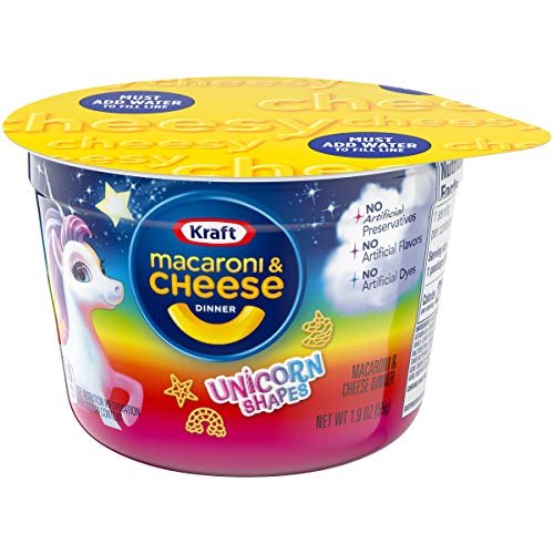 Kraft Easy Mac Unicorn Shapes Macaroni And Cheese Unicorn Cups, 19