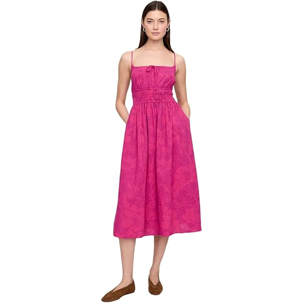 open lace back dress GAP Womens Ribbed A-Line Knit Midi Dress Cattelya Orchid 183223 S at Amazon  Women's Clothing store