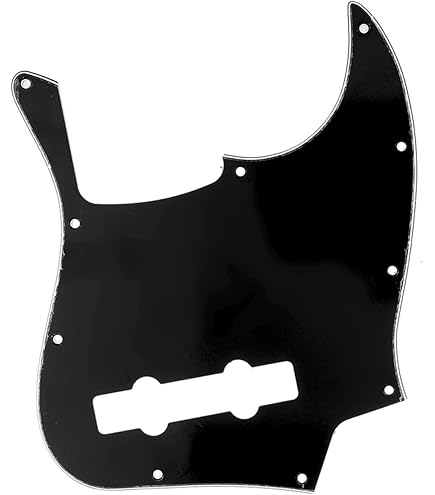 Spitfire Jazz Bass ピックガード Amazon.com: Musiclily Pro 5-String 10-Hole Contemporary J Bass