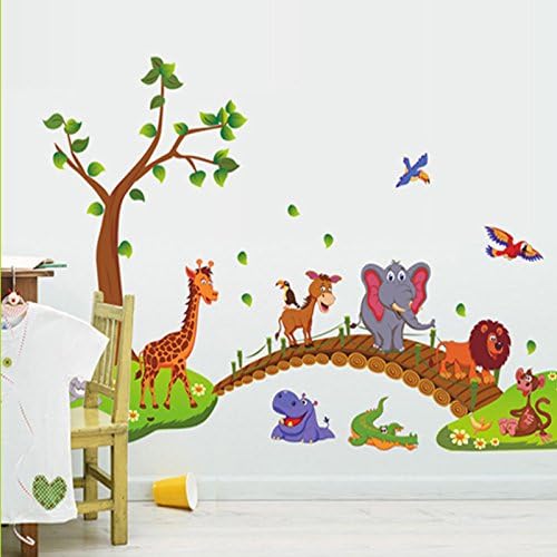 Kibi Pagatinas Animales Adhesivos Pared Decorativos Animales Arbol