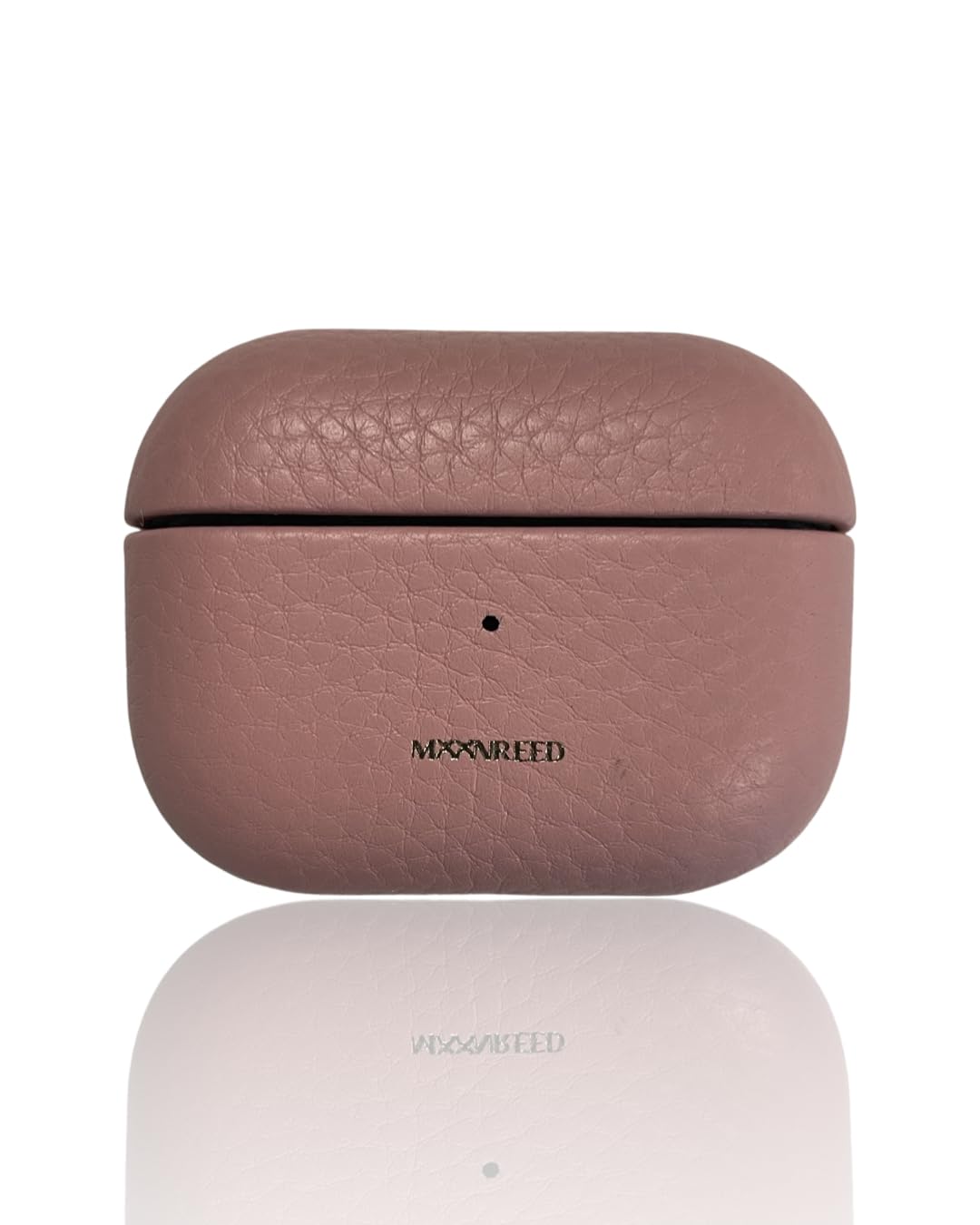Real Leather Classic Case for Apple AirPod Pro 2 (Gen 2) - Visible LED with wireless charging (Candy Floss Pink) — image 1