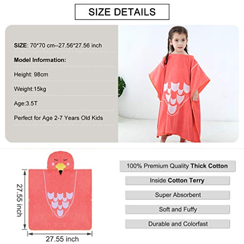 IDGIRLS Kids Extra Large Beach Towel, Bulk Soft Baby Bath Towels, Kids