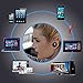 Weksi Rechargeable Li-on Battery Wireless Stereo Bluetooth Earphone Music Dreaming Headphone for Mobile Cell Phone Laptop Tablet (Working Distance Range:10m)