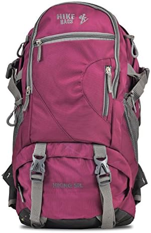 HIKE women& men Outdoor travel backpack 40-50 litre Red Hiking Bag