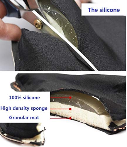 Kamay's Wide Gel Seat Cover Saddle Cushion Silicone Cushion Bicycle Seat Pad Cover Extra Padded Comfort for Exercise Stationary Cruiser or Spinning Cycling Purple (26cmx24.5cm/10x9.6inch)