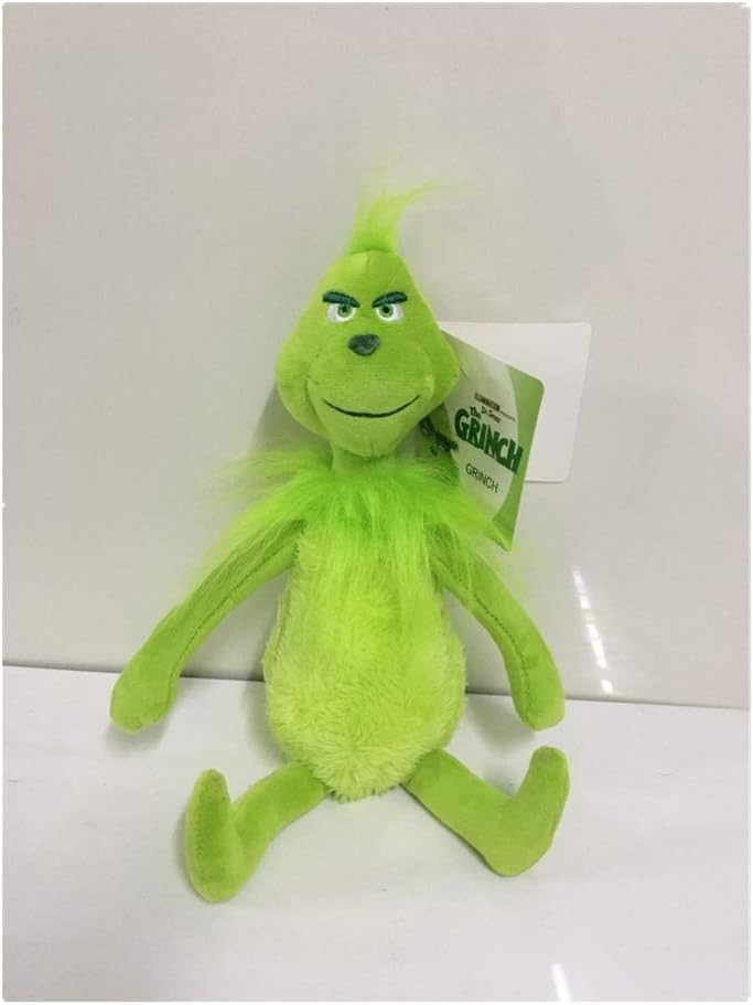 HHBY New Christmas Geek Grinch Plush Toy Green Monster Doll