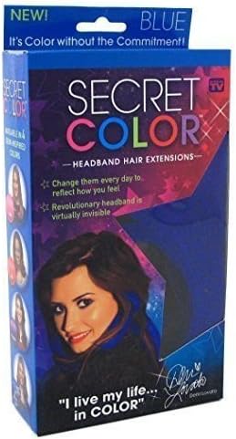 Secret Color Headband Hair Extensions Blue