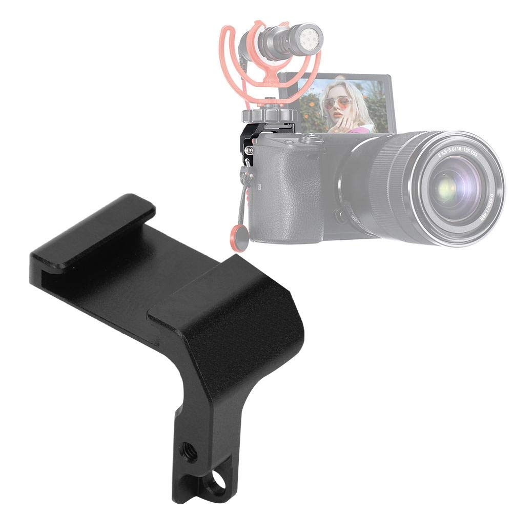 Topiky Cold Shoe Adapter Converter Mount Extension Plate Bracket Compatible with Sony A6400 Camera for Microphone