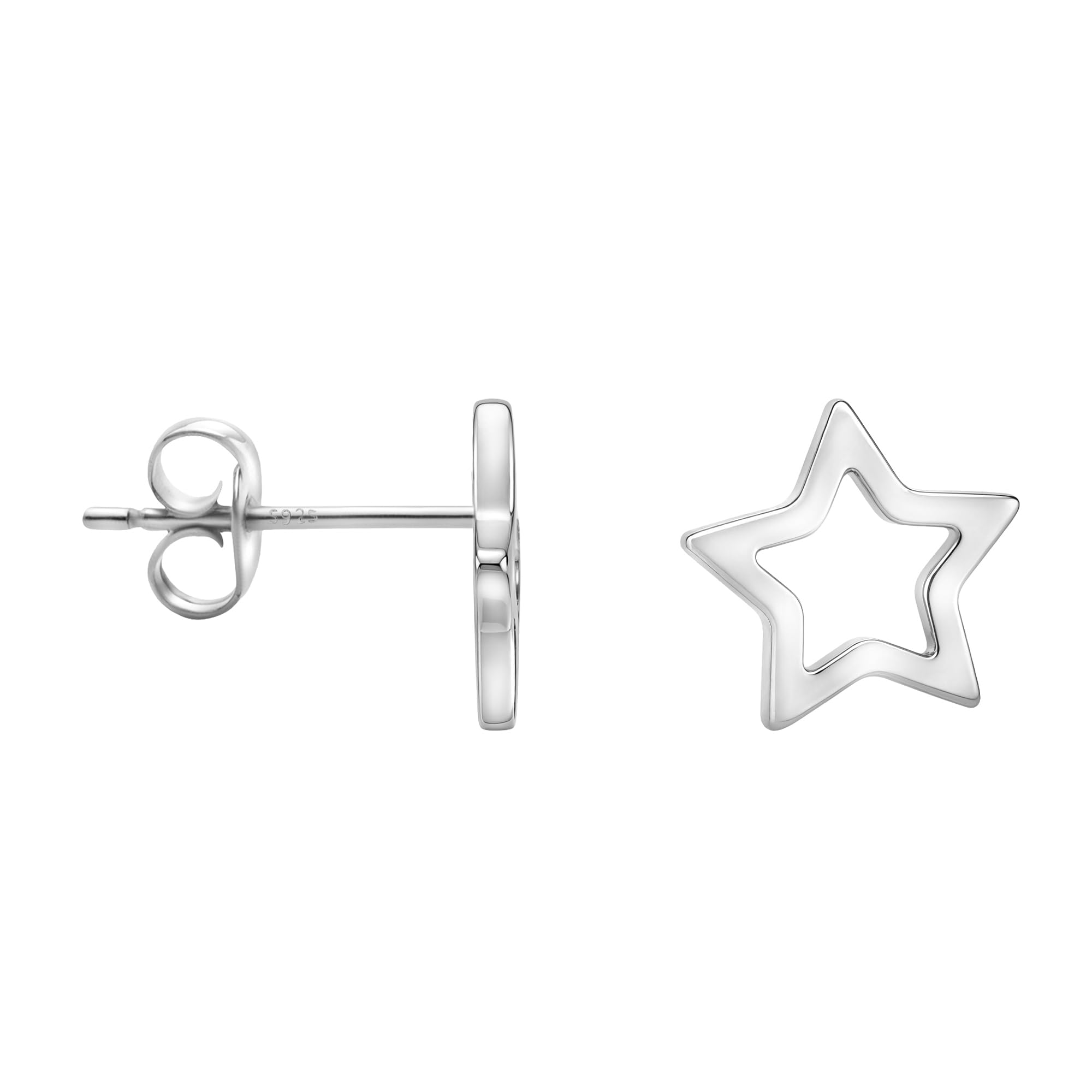 SOFIA MILANI - Women's Earrings 925 Silver - Star Stud Earring - E0685