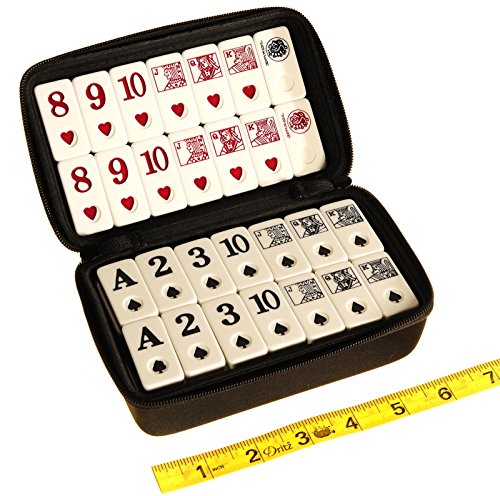image for Deluxe Games and Puzzles Rummy to Go (Compact Travel Version) with Cla