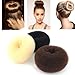 Wleec Beauty 3 Pieces Hair Donut Bun Maker, Large Medium Small Each One (Blonde)