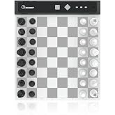 Chessnut Go Portable Travel Electronic Chess Board &mdash; Full Piece Recognition, Magnetic Adhesion, AI Chess Computer, Compact Design &mdash; Best Smart Chessboard for Travel (Grey)