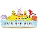 Best Choice Products Kids Musical Electronic Keyboard Piano Organ Microphone, Stool, Teaching Light up Keys