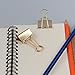 Coolrunner 48pcs Golden Metal Binder Clips, Office Clips, Utility Paper Clips