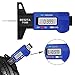 Digital Tire Tread Depth Gauge - Digital Tire Gauge Meter Measurer LCD Display Tread Checker Tire Tester for Cars Trucks Vans SUV, Inch/Metric,0-1