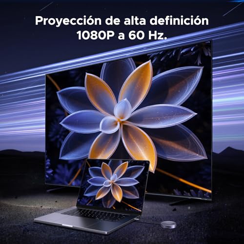 UGREEN Transmisor Receptor Inalámbrico Magnético Portátil USB-C a HDMI, Transmisión 5G de 1080P a 60 Hz, Compatible con Smartphones, Tablets, Portátiles y PC a TV, Monitores y Proyectores (50M/164ft)