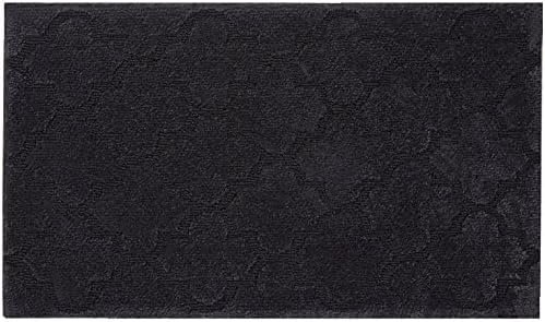 STAINMASTER Trusoft Lattice Design Bath Rug, 24 by 40-Inch, Black Pepper