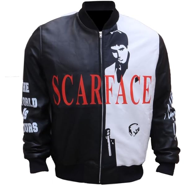 Men's Al Pacino Tony Montana Scarface Leather Jacket | chamarra de