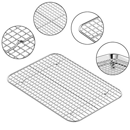 Cooling Rack & Baking Racks, HKJ Chef Stainless Steel Wire Rack Oven