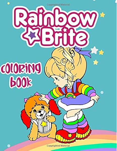 Rainbow Brite Coloring Book Rainbow Brite Coloring Books For Adults Boys Girls Designed To Relax And Calm Velez Ruben 9798644264858 Amazon Com Books