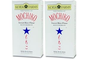 JOGOTO Mochiko Sweet Rice Flour, 16 Ounce (Pack of 2)