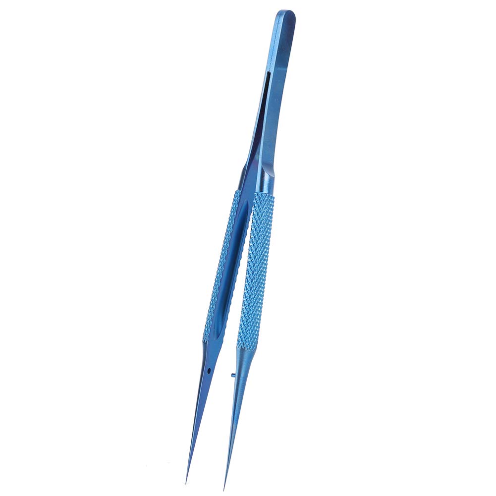 Precision Tweezers BT-11 0.15mm Pointed Straight Repair Tweezers for Lab Microscope Electronics Repair Ti Alloy Fine Tip Tweezers for Fingerprint Analysis