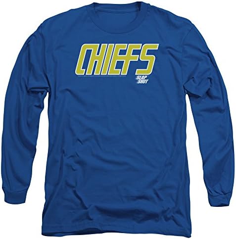 Slap Shot Hockey Comedy Sports Movie Chiefs Logo Adult Long Sleeve T-Shirt