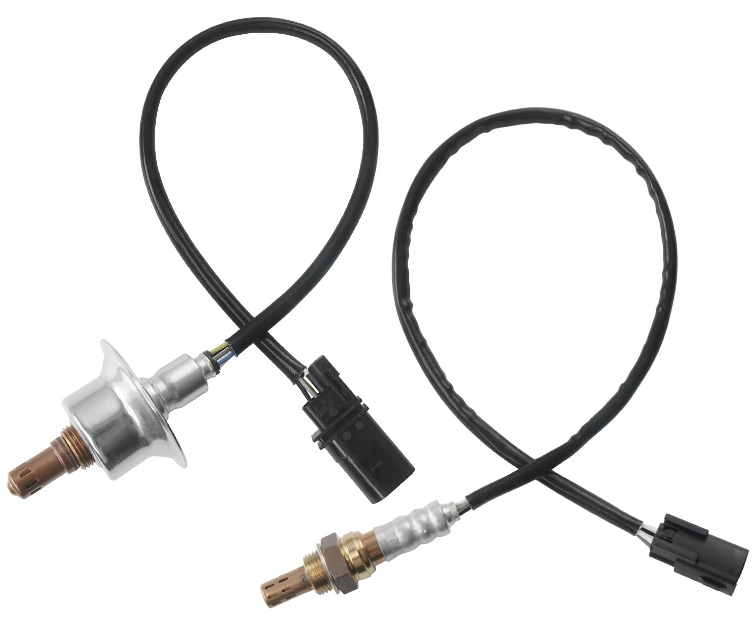 Photo 1 of 2 PCS Oxygen Sensor Upstream Downstream O2 Sensor Compatible with 2.0L 2.4L 2009-2015 Hyundai Santa Fe Tucson Sonata, Kia Forte Forte5 Optima Rondo Sorento Replace 234-5029 234-4238