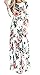 Floral Printed Retro Vintage Long Dress, YONYWA Women’s 3/4 Sleeve Spring Flower Casual Floor Length Maxi Dress