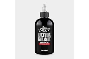 Allegory Tattoo Ink – Ultra Blak, Premium Black Tattoo Ink 8oz