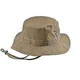Mega Cap Camouflage Twill Washed Hunting Hat (X-Large, Khaki)