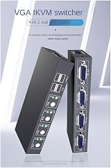 Voragrl VGA KVM Switch HD 1080P PC Monitor Projector Splitter Adapter 1920x1200 view 2