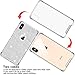 DAUPIN Compatible for iPhone Xs Max Phone Case Protective Defender Thin Slim Cases Clear Bling Glitter Shockproof Cover for Women Girls for iPhone Xs Max 6.5 inch (Silver)