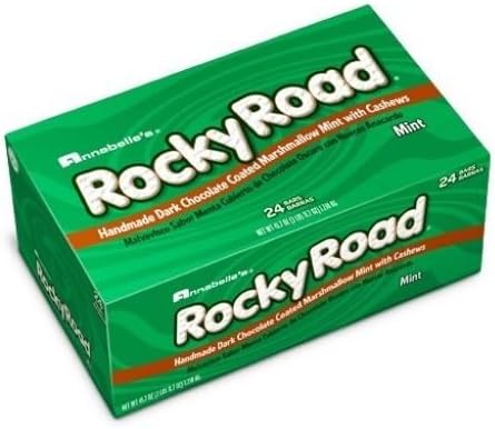 Rocky Road Mint Candy, 1.82 Ounce - 24 per pack -- 12 packs per case.