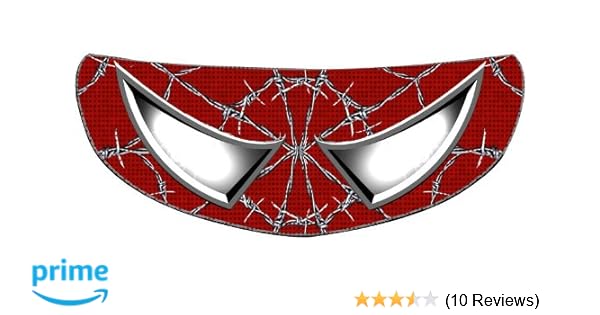 Black SkullSkins Wired Web SK Motorcycle Shield Skin