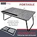 Folding Laptop Lap Desk – Wooden Work Table and Stand for Couch, Bed and Sofa Computer Use – Folding Legs, Adjustable Tilt – Use as Reading and Breakfast Tray – by Designstyles (Gray Felt)thumb 1