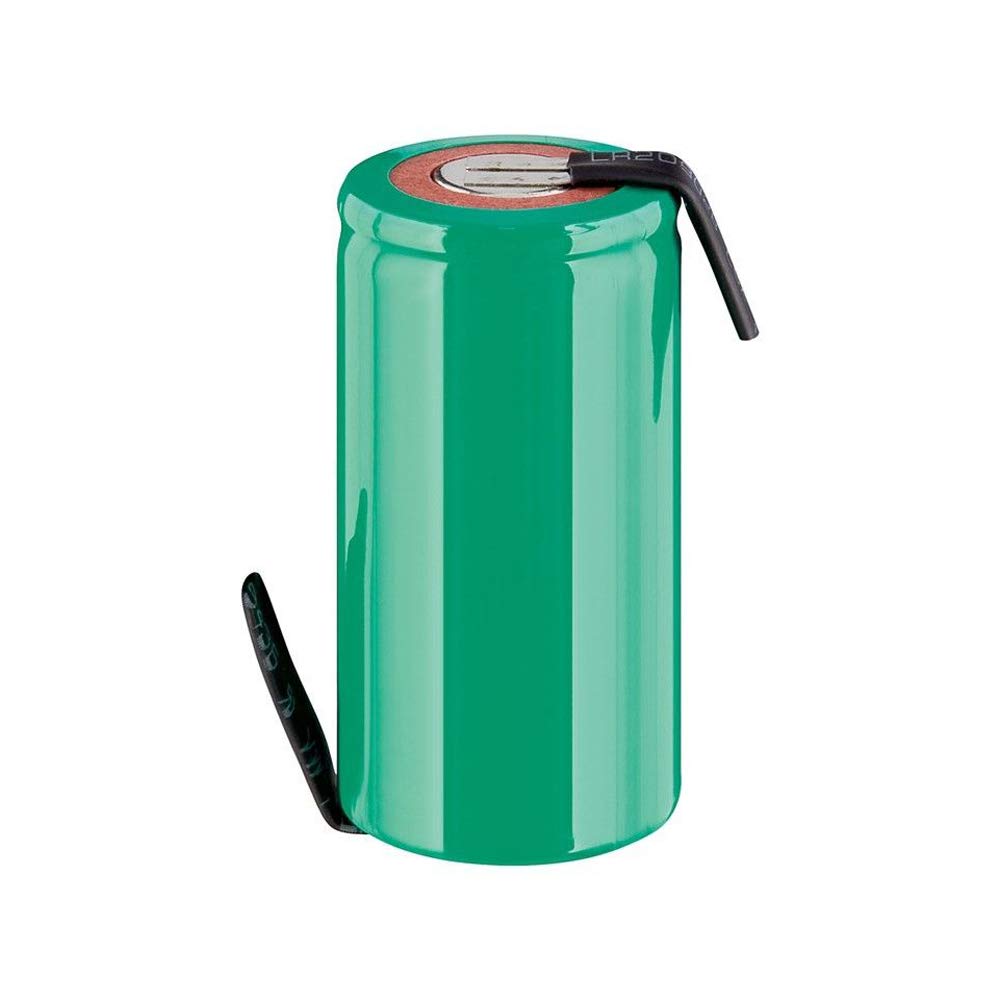 Goobay 72804 Sub-C 2000 mAh Nickel-Metal Hydride Battery (NiMH), 1.2 V, PVC, Solder Tail (Z)