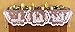 Silent Night Nativity Lace Mantel Scarf