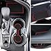 Auovo Anti Dust Mats for Toyota Camry 2018 2019 Custom Fit Door Pocket Liners Cup Holder Pads Console Mats Accessories(16pcs/Set) (red)