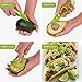 4x Taco Holder with BONUS Avocado Slicer | Stainless Steel Taco Stand | Mess-Free Taco Rack | Oven, Grill and Dishwasher Safe