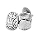 Zutano Unisex Cozie Fleece Baby Booties with Grippers, Baby Essentials, Heather Gray, 18 Months