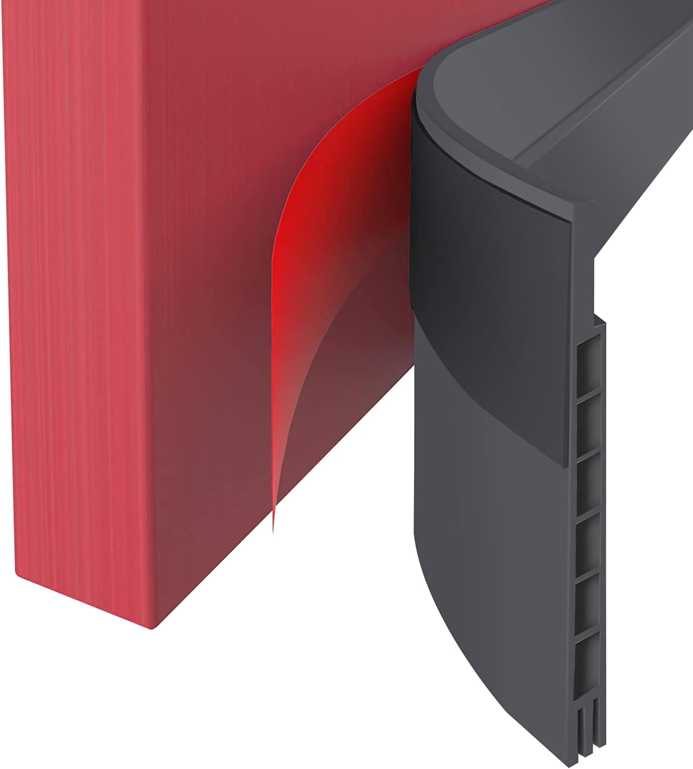 Draft Stoppers - Upgraded Door Draft Stopper for Large Gap,Widened Door Sweep Seal Gap Up to 1-2/5