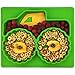 Discontinued Silicone Placemat Toddler Plates - Mini Monster Truck - from Freezer to Microwave to Table. Fits in a Ziplock Bag. (Green)