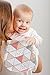 Chunky Chops Baby Burp Cloths 4 pack, 100% Organic Cotton | Large, Triple Layer, Ultra Absorbent & Soft |Burping Rag for Newborn, Gracie Set, Gender Neutral |Baby Shower Gift for Boys & Girls
