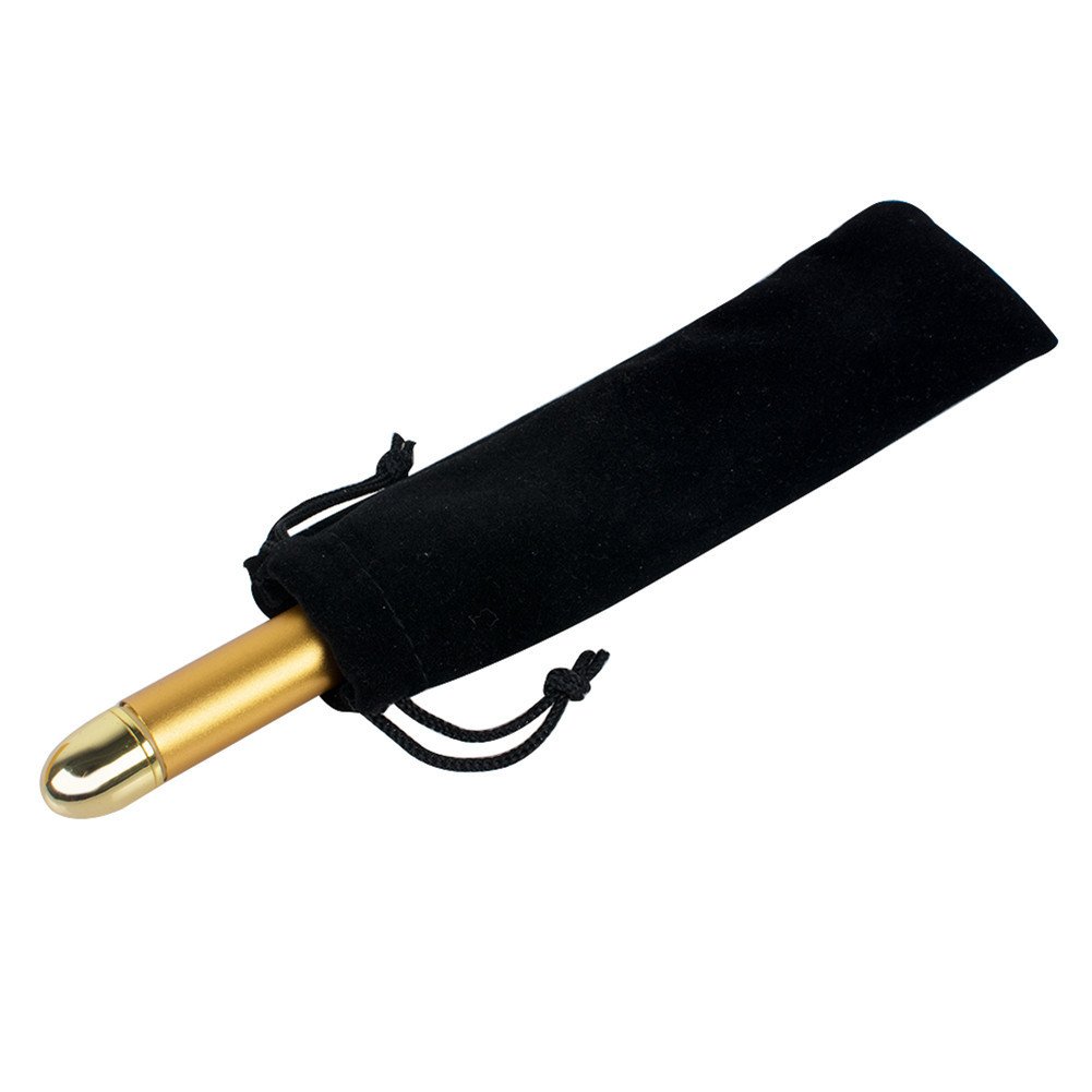 Zinnor Beauty Bar 24K Golden Pulse Waterproof T Shape Facial Roller Skin Care Beauty Massager Anti-Aging Face Massage Tools for Sensitive Skin Face Pull Tight Firming Lift (T Shape Facial Roller)